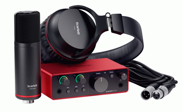 Focusrite Scarlett Solo Studio 4th Gen